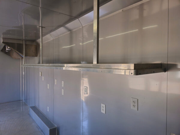 8.5 x 24 Black Concession Trailer Food Event Catering - Image 26