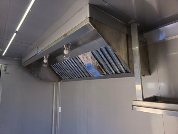 8.5 x 24 Black Concession Trailer Food Event Catering - Image 29