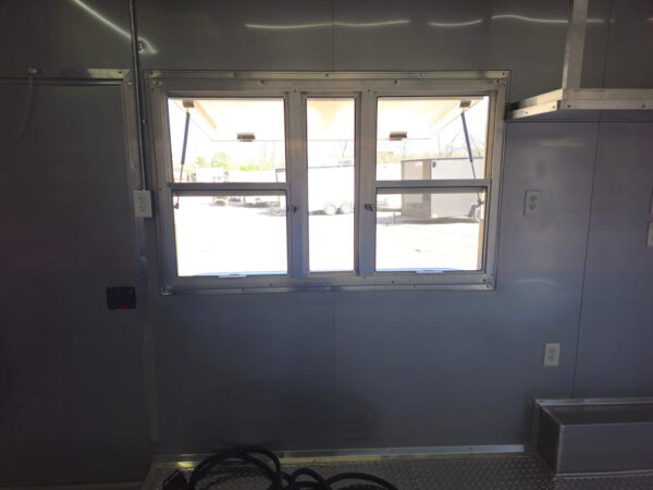 8.5 x 24 Black Concession Trailer Food Event Catering - Image 30