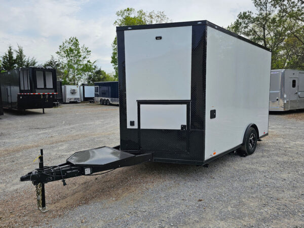 8.5' X 12' White Concession Trailer Drink and Beverage Catering - Image 4