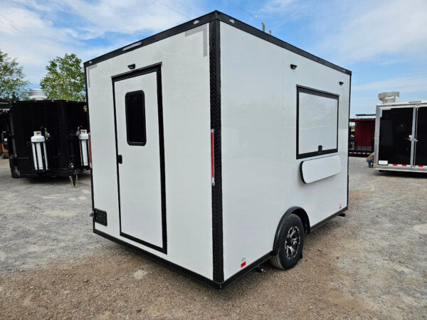 8.5' X 12' White Concession Trailer Drink and Beverage Catering - Image 13