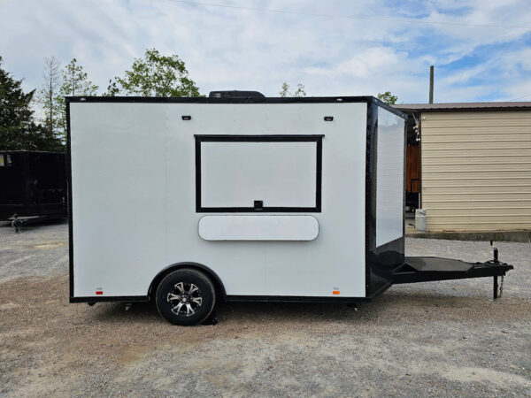 8.5' X 12' White Concession Trailer Drink and Beverage Catering - Image 14