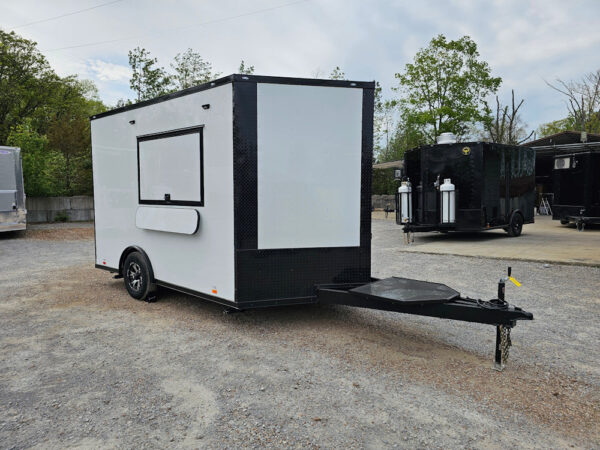 8.5' X 12' White Concession Trailer Drink and Beverage Catering - Image 15