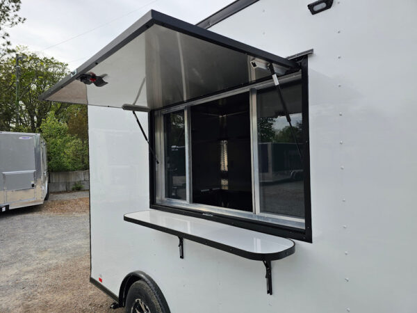 8.5' X 12' White Concession Trailer Drink and Beverage Catering - Image 19