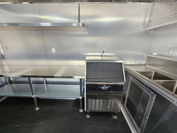 8.5' X 12' White Concession Trailer Drink and Beverage Catering - Image 22