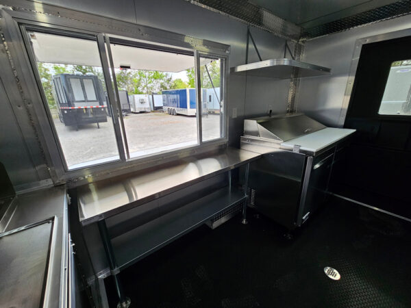 8.5' X 12' White Concession Trailer Drink and Beverage Catering - Image 24