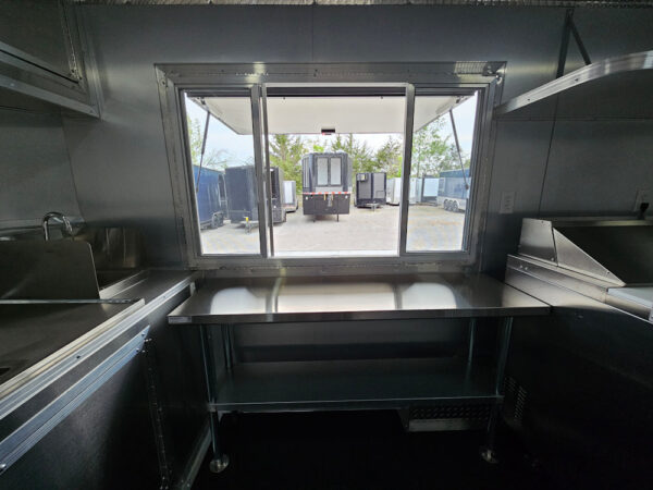 8.5' X 12' White Concession Trailer Drink and Beverage Catering - Image 28