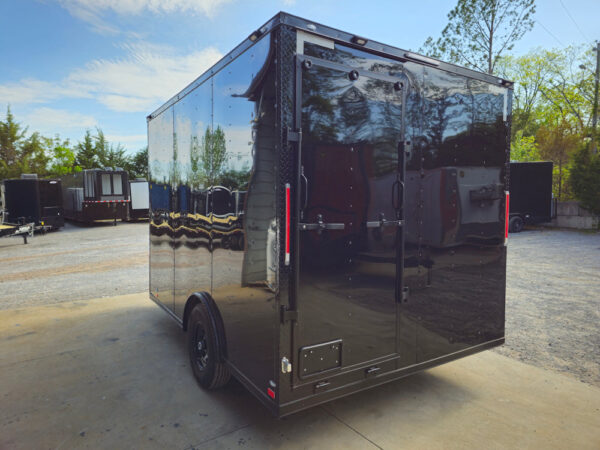 8.5' X 12' Black With Blackout Concession Trailer Food Event Outdoor Cooking - Image 7