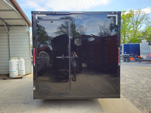 8.5' X 12' Black With Blackout Concession Trailer Food Event Outdoor Cooking - Image 8