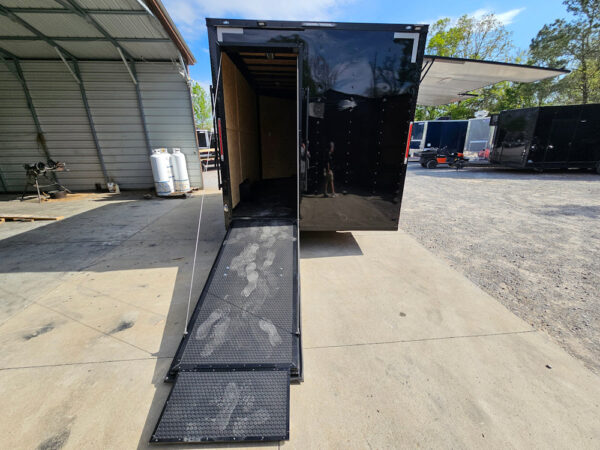 8.5' X 12' Black With Blackout Concession Trailer Food Event Outdoor Cooking - Image 12