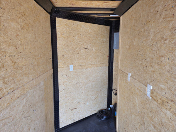 8.5' X 12' Black With Blackout Concession Trailer Food Event Outdoor Cooking - Image 17