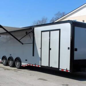 Enclosed Car Trailer Full Bathroom 2025 34′ Edge LOADED #8202