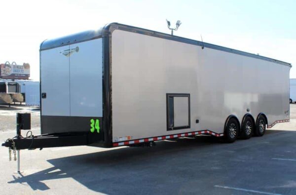 Enclosed Car Trailer Full Bathroom 2025 34′ Edge LOADED #8202 - Image 7