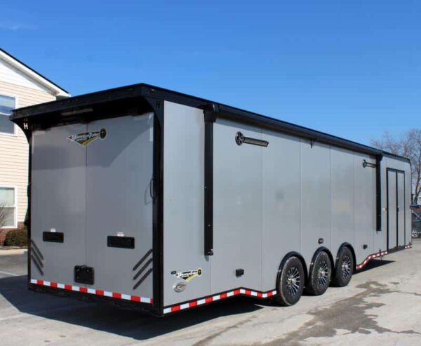 Enclosed Car Trailer Full Bathroom 2025 34′ Edge LOADED #8202 - Image 8