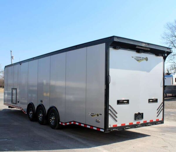 Enclosed Car Trailer Full Bathroom 2025 34′ Edge LOADED #8202 - Image 9