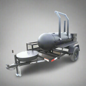 250 Gal Smoker Single Door with Counter Weight and Charkettle