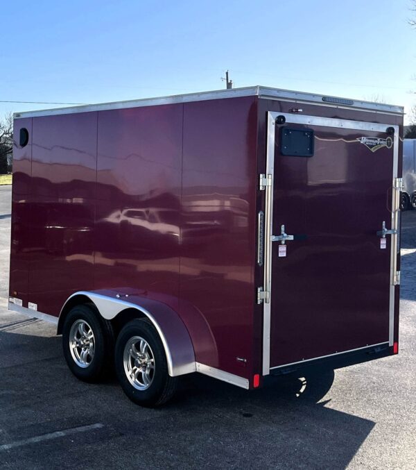 Pre-Owned Enclosed Cargo Trailer 2025 6′ X 12′ Installed Recessed E-Track, D-Rings & Coin Flooring #2770 - Image 6