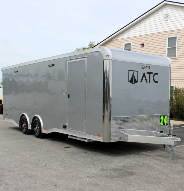 Enclosed ATC Car Trailer 2025 24′ Aluminum ROM 400  Large Escape Door Loaded with Options #4879 - Image 5