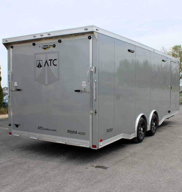 Enclosed ATC Car Trailer 2025 24′ Aluminum ROM 400  Large Escape Door Loaded with Options #4879 - Image 7