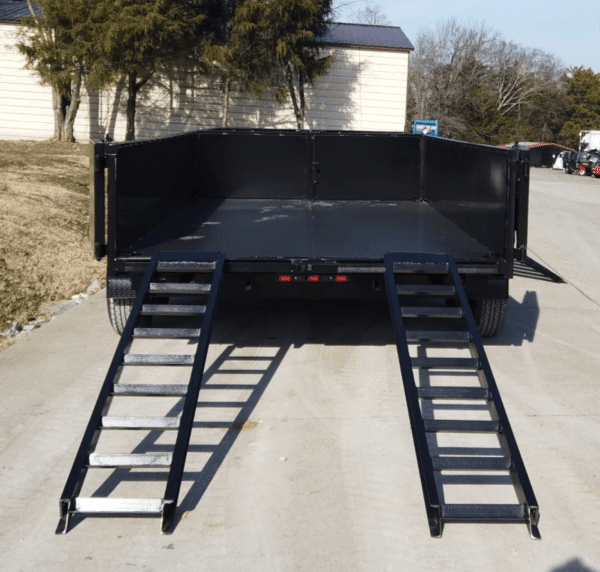 7x20 Hybrid Utility Dump Trailer 2ft Sides with Box (2) 7K Axles - Image 28