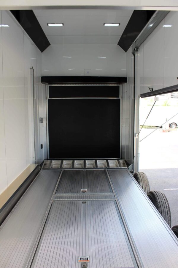 Enclosed ATC Car Trailer 2025 24′ Aluminum Stacker ROM 800 #4409 - Image 5