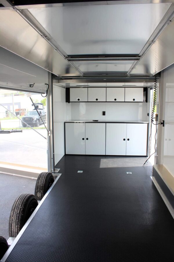 Enclosed ATC Car Trailer 2025 24′ Aluminum Stacker ROM 800 #4409 - Image 3