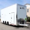 Enclosed ATC Car Trailer 2025 24′ Aluminum Stacker ROM 800 #4409 - Image 6