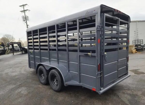 2023 BCI Stock Trailer 6’X16′ Eco Series Bumper Pull - Image 6