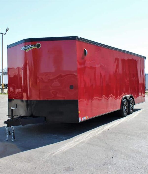 Enclosed Car Hauler 2024 24′ w/ Rear Wing & Black-Out Pkg. #5076 - Image 5