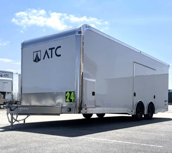 Enclosed ATC Car Trailer 2025 24′ Aluminum ROM 550 Finished Interior w/LifeTrac #4406 - Image 6
