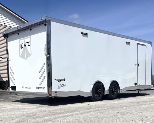Enclosed ATC Car Trailer 2025 24′ Aluminum ROM 550 Finished Interior w/LifeTrac #4406 - Image 7