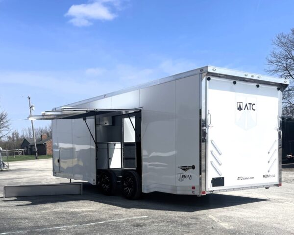 Enclosed ATC Car Trailer 2025 24′ Aluminum ROM 550 Finished Interior w/LifeTrac #4406