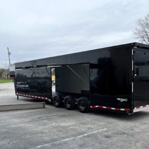 Enclosed ATC Car Trailer 2025 44′ Gooseneck ROM 500 #4551