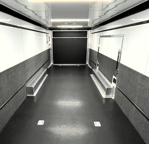 Enclosed ATC Car Trailer 2025 24′ Aluminum ROM 550 Finished Interior w/LifeTrac #4406 - Image 4