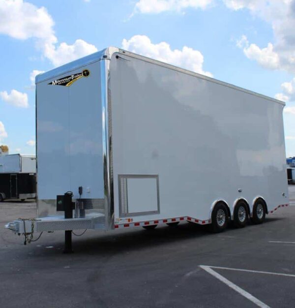 Aluminum Stacker Trailer 2024 28′ Haulmark Edge 16′ Lift Loaded Out! #5093 - Image 6