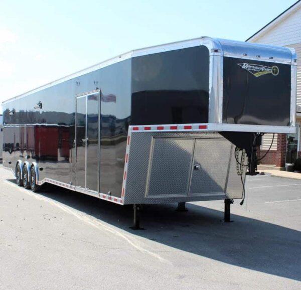 Enclosed Gooseneck Trailer For Sale 2025 48′ Edge Car Hauler #1570
