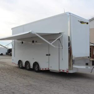 Aluminum Stacker Trailer 2024 24′ 13′ Lift Loaded Out! #5918