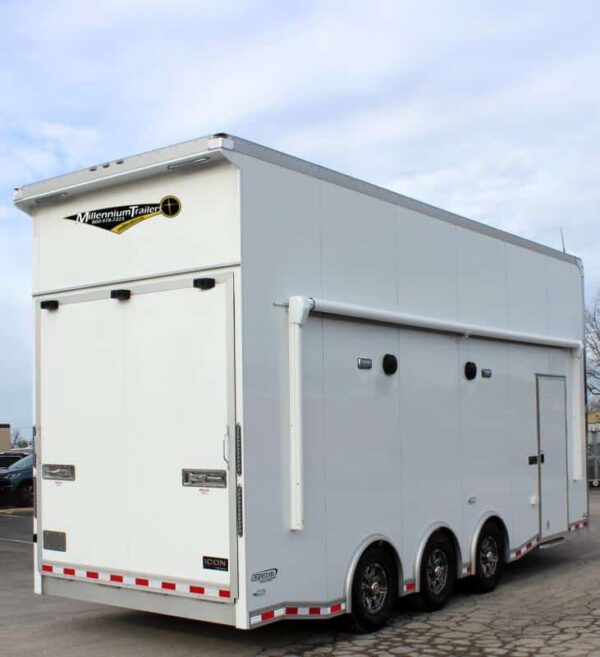 Aluminum Stacker Trailer 2024 24′ 13′ Lift Loaded Out! #5918 - Image 8