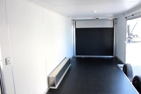 Enclosed Car Trailer Aluminum Frame 2024 24′ w/Large Escape Door & Removable Wheelbox #5961 - Image 4