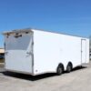 Enclosed Car Trailer Aluminum Frame 2024 24′ w/Large Escape Door & Removable Wheelbox #5961 - Image 7