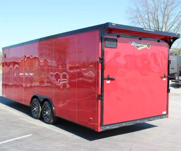 Enclosed Car Hauler 2024 24′ w/ Rear Wing & Black-Out Pkg. #5076 - Image 7