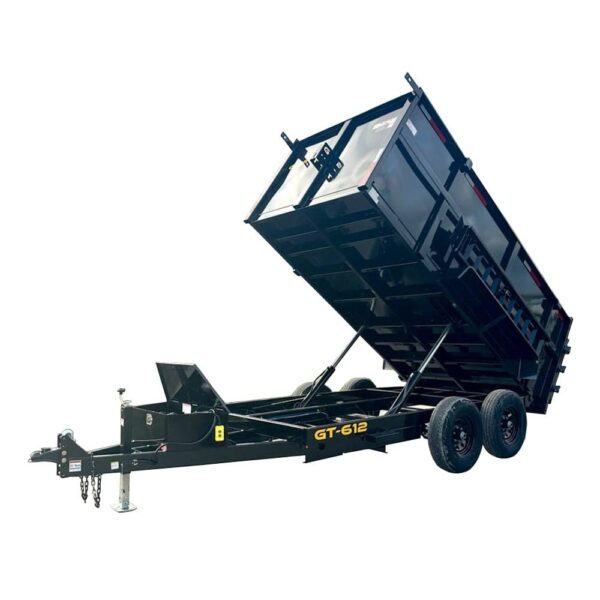 6x12 Hydraulic Dump Trailer with 4ft Sides (2) 5,200lb Axles