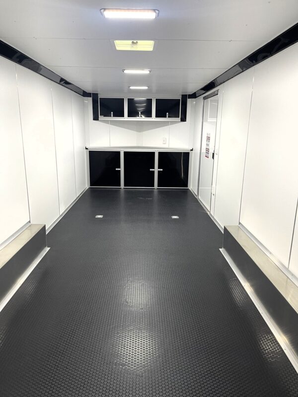 Enclosed Car Hauler 2025 26′ Aluminum Blaze Cabinets, Flooring, Alum Wheels, Spread Torsion Axles & More! #8637 - Image 3