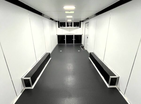 Enclosed Car Hauler 2025 26′ Blaze Cabinets, Flooring, Alum Wheels, Spread Torsion Axles & More! #8634 - Image 3