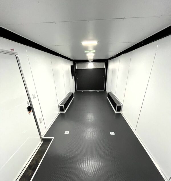 Enclosed Car Hauler 2025 26′ Blaze Cabinets, Flooring, Alum Wheels, Spread Torsion Axles & More! #8634 - Image 4