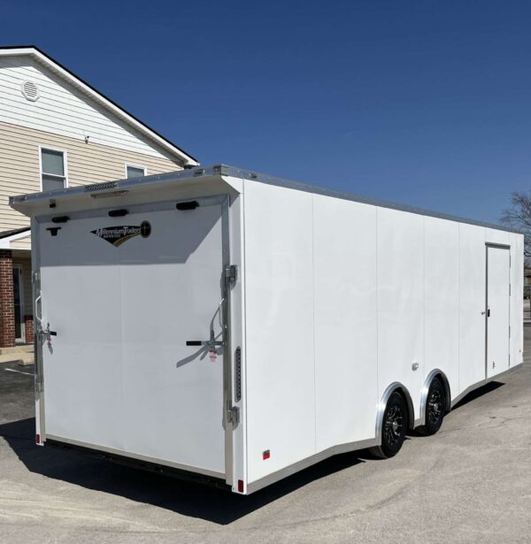 Enclosed Car Hauler 2025 26′ Blaze Cabinets, Flooring, Alum Wheels, Spread Torsion Axles & More! #8634 - Image 6