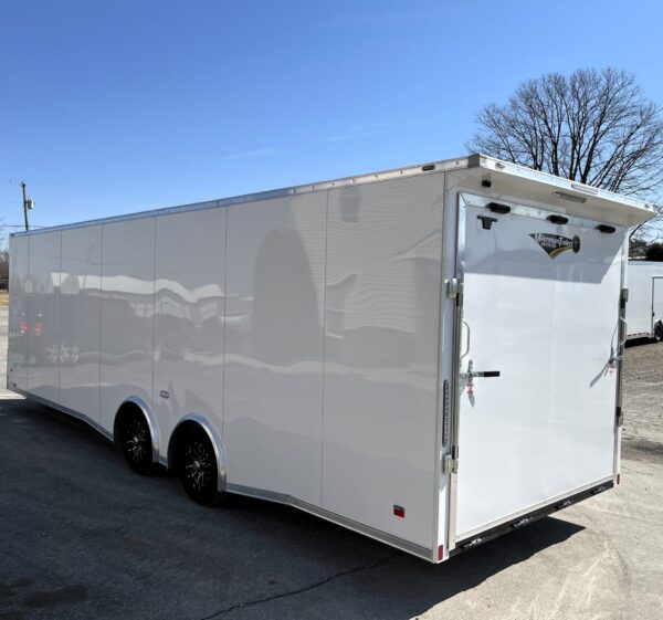 Enclosed Car Hauler 2025 26′ Blaze Cabinets, Flooring, Alum Wheels, Spread Torsion Axles & More! #8634 - Image 7