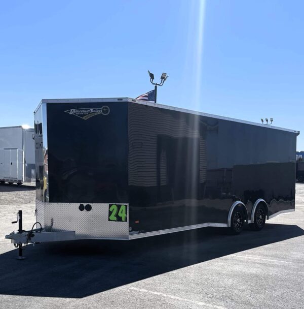 Enclosed Car Hauler 2025 24′ Aluminum Blaze w/Torsion Spread Axles, Alum Wheels, Finished Interior & More! #9338 - Image 5