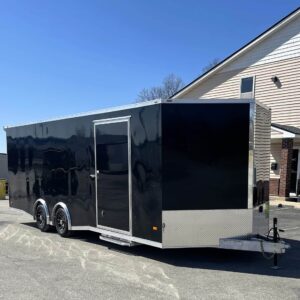 Enclosed Car Hauler 2025 24′ Aluminum Blaze w/Torsion Spread Axles, Alum Wheels, Finished Interior & More! #9338