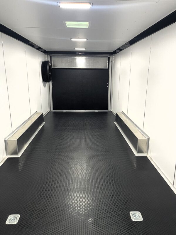 Enclosed Car Hauler 2025 24′ Aluminum Blaze w/Torsion Spread Axles, Alum Wheels, Finished Interior & More! #9338 - Image 4